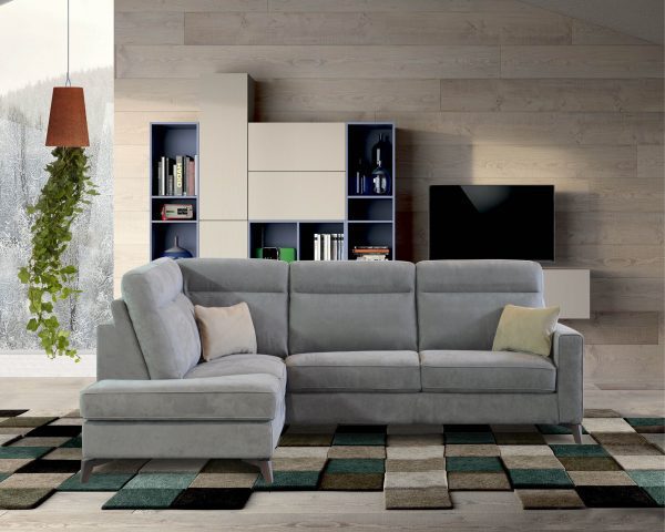 Minkšti itališki baldai namams Monoidėja kampinė sofa lova minkštas kampas