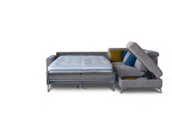 itališkas minkštas kampas su lova, itališkos sofos lovos monoidėja