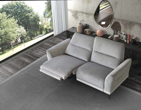 sofa su elektriniu relax mechanizmu minkšti baldai namams monoideja itališkos sofos