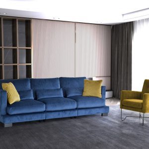 itališki minkšti baldai namams monoidėja sofa su plunksnų užpildu