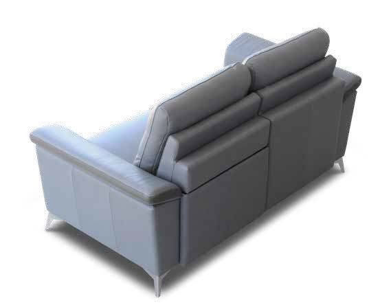 Italian sofa with two electric recliners, sofa recliner, Italian sofas Monoidėja Furniture